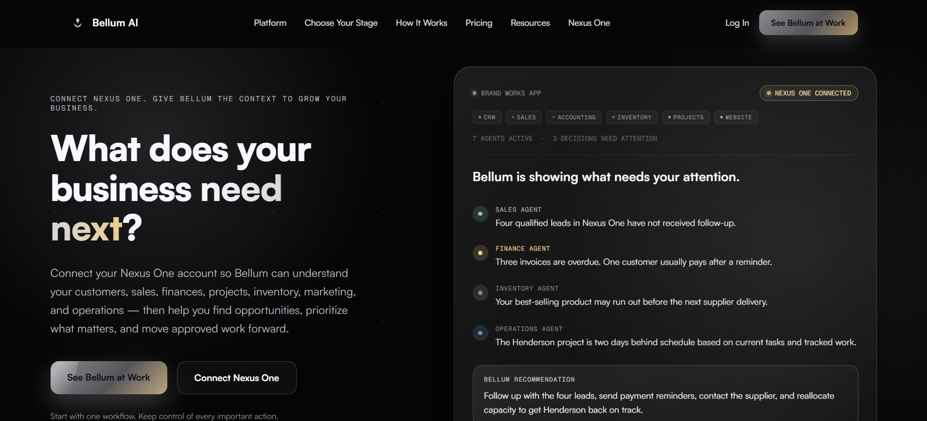 Bellum AI platform